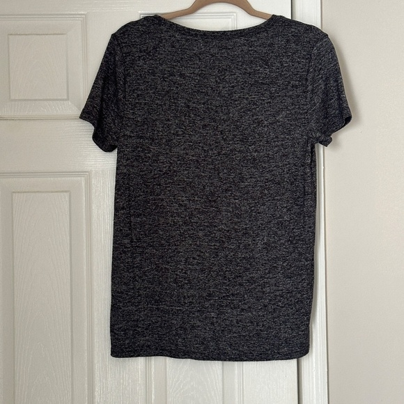 Abercrombie & Fitch Women's Slouchy Slub Tee Heather Gray Grey Size Small S - Picture 3 of 5
